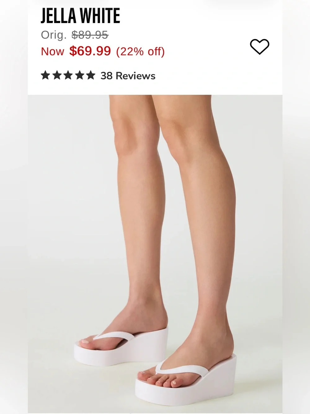 Steve Madden glossy white